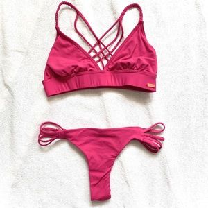 Pink Roxy Surf Bikini